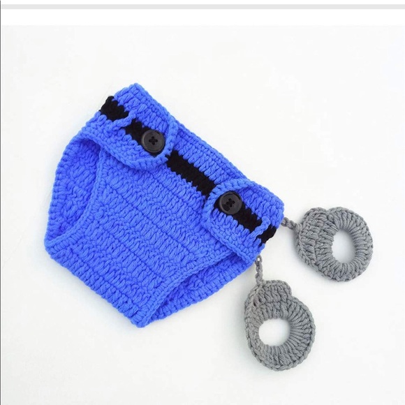 Newborn Police photoshoot costume - Picture 3 of 5